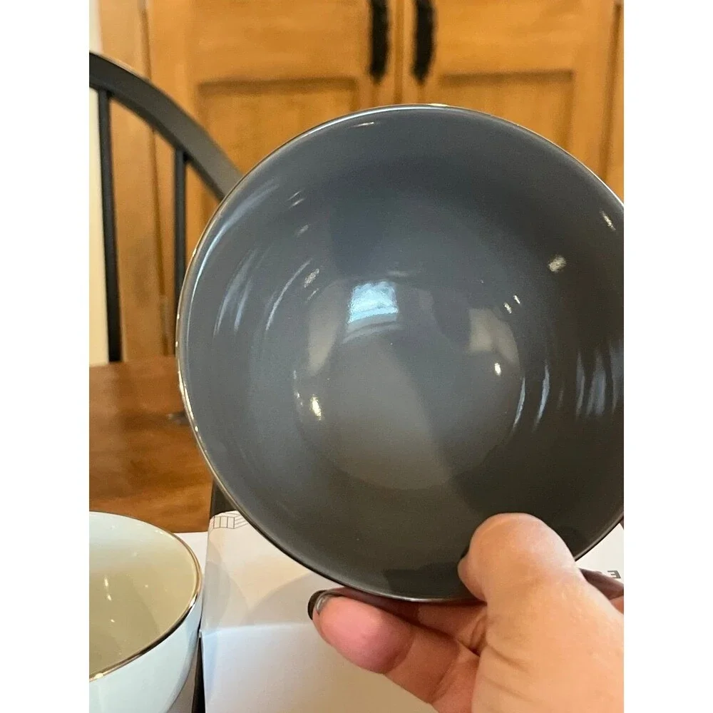Ceramic nesting bowls Grays